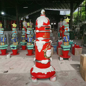 <span class=keywords><strong>Buzón</strong></span> Navideño <span class=keywords><strong>de</strong></span> Fibra <span class=keywords><strong>de</strong></span> Vidrio con Diseño <span class=keywords><strong>de</strong></span> Santa Claus, Decoración Navideña para Exteriores, <span class=keywords><strong>Buzón</strong></span> <span class=keywords><strong>de</strong></span> Tamaño Real, Decoraciones Navideñas para Centros Comerciales, Accesorio para Fotos - Product Image 2