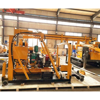 Nouvelle machine de forage rotative souterraine diesel pour eaux profondes (200 m) avec pompe, moteur, boîte de vitesses, roulement et carottage
