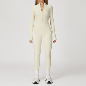 <span class=keywords><strong>Tuta</strong></span> <span class=keywords><strong>Termica</strong></span> da <span class=keywords><strong>Donna</strong></span> per Autunno/Inverno, Aderente, Foderata in Pile, Elasticizzata in Quattro Direzioni, per Yoga, Corsa e Fitness - Product Image 6
