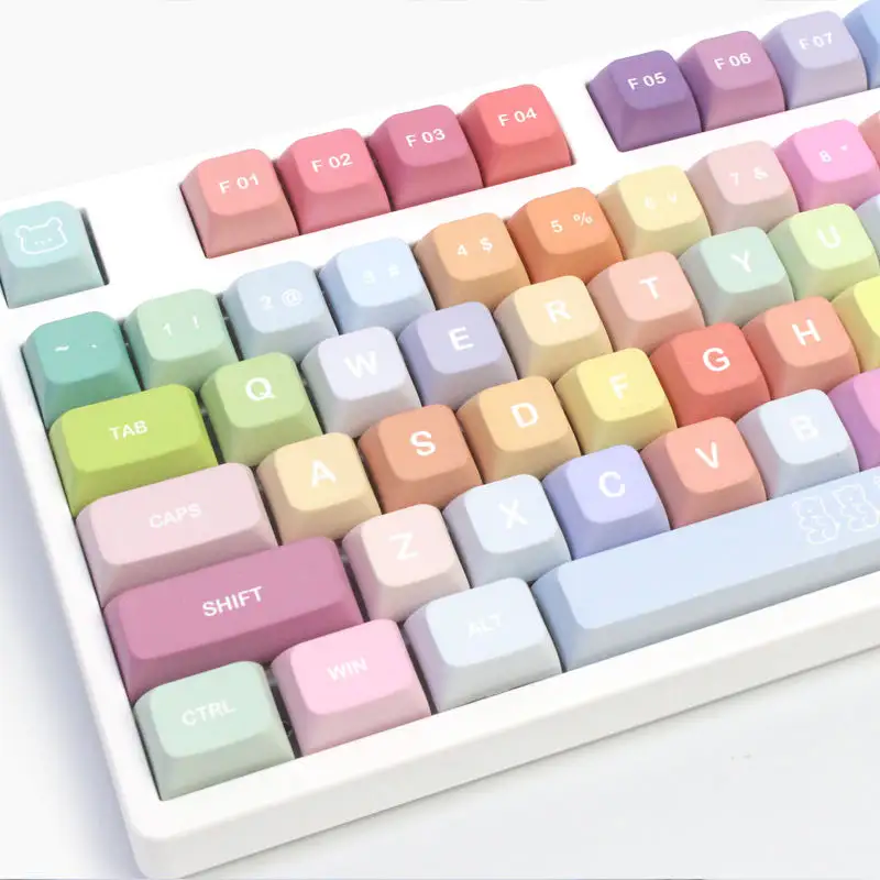 คีย์บอร์ดเล่นเกม PBT XDA OEM DSA PBT คีย์บอร์ดของผู้ผลิตจีน