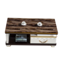 Table basse de salon en bois mdf, nouveau design de haute qualité, meuble industriel classique et moderne
