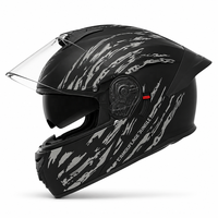 Casque de moto camouflage homologué DOT, modulaire, intégral, en ABS, avec double visière, pour une sécurité accrue lors de la conduite