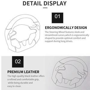Volante <span class=keywords><strong>de</strong></span> cuero para Volkswagen CC MAGOTAN VW Golf 6 Golf 7 R <span class=keywords><strong>MK6</strong></span> MK7 MK7.5 Polo Tiguan Passat GTl, volante <span class=keywords><strong>de</strong></span> coche - Product Image 5