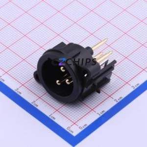 DIN-327H XLR Connector Through hole Component (THT) Connector - Product Image 1