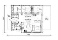 Kit de maison en bois écologique de 120 m², préfabriqué, à construire soi-même, cabane, maison modulaire, 3 chambres