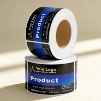 Etiquetas de Vinilo Personalizadas para Viales de 3ml, 5ml y 10ml, con Código de Barras, Alta Adhesión, Resistentes al Agua, Impresión UV Láser, Logotipo Personalizado, Resistentes al Aceite
