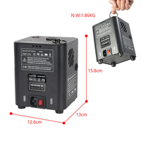 Mini machine à feux d'artifice à étincelles froides électriques en métal de 450 W avec hauteur réglable de 1 à 3 m et télécommande