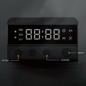 <span class=keywords><strong>Calentador</strong></span> <span class=keywords><strong>de</strong></span> Estacionamiento Diésel <span class=keywords><strong>de</strong></span> 12V/24V CC y 110-240V CA, Kit Integrado Todo en Uno con Control Remoto LCD para Camiones, Autocaravanas y Furgonetas - Product Image 3