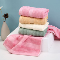 Serviette en Fibre de Bambou Naturelle Antibactérienne Douce et Absorbante pour le Visage et le Bain, pour Bébé, Maman, Maison, Hôtel, OEM