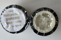 Ruban de transfert thermique en résine Sinoco, échantillon gratuit, 24 mm, 35 mm, 500 m, compatible avec les imprimantes d'étiquettes lavables multi-marques, modèle SNR6900