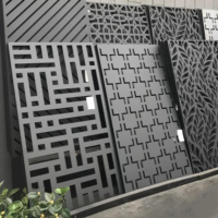 Panneau décoratif perforé en aluminium, dalle de plafond creuse, classe ignifuge, extérieur imperméable, pour studio de yoga, salle de fitness, salle de danse