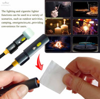 Kabel pengisian daya 4 In 1 240W, kabel pengisian daya Cepat Tipe C dengan Arc elektrik dan lampu untuk Iphone