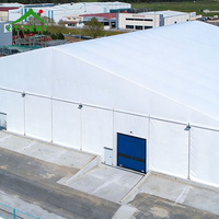 Tente d'entrepôt industrielle 10x30 20x30 40x60 30x30 30x40 100x200 pieds à portée libre ignifuge toutes saisons en matériaux de qualité professionnelle
