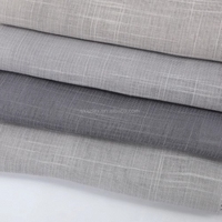 100% Anti-allergique léger imperméable coupe-vent Polyester rideau tissu 3.2m de large texturé tissé Textiles de maison