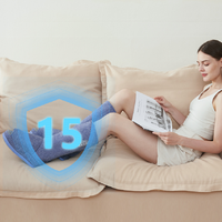 Chaussures de massage vibrantes pliables sans fil pour les jambes, favorisant la circulation sanguine et le spa des pieds, en promotion