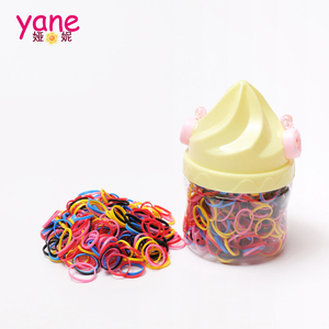 Coleteros Coloridos para Niños, 300 Piezas de Bandas Elásticas de Goma con Caja de Almacenamiento en Forma de Helado - Product Image 5