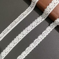Renda Elastis Nylon-Spandex 1.5cm dengan motif bunga buah untuk Pakaian Dalam, Celana Dalam, Kaus Kaki & Pakaian