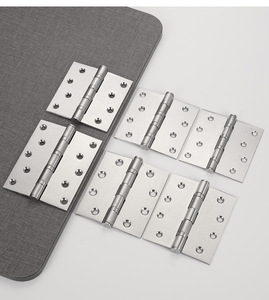 Bisagra de acero inoxidable, bisagra engrosada para puertas y ventanas de armarios, rodamiento para puertas de dormitorio, bisagra plegable - Product Image 6