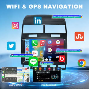 En stock, autoradio Android pour <span class=keywords><strong>Volkswagen</strong></span> Touareg 2003-2010, VW CarPlay 64G Android 13, écran 9 pouces, lecteur DVD automatique - Product Image 4