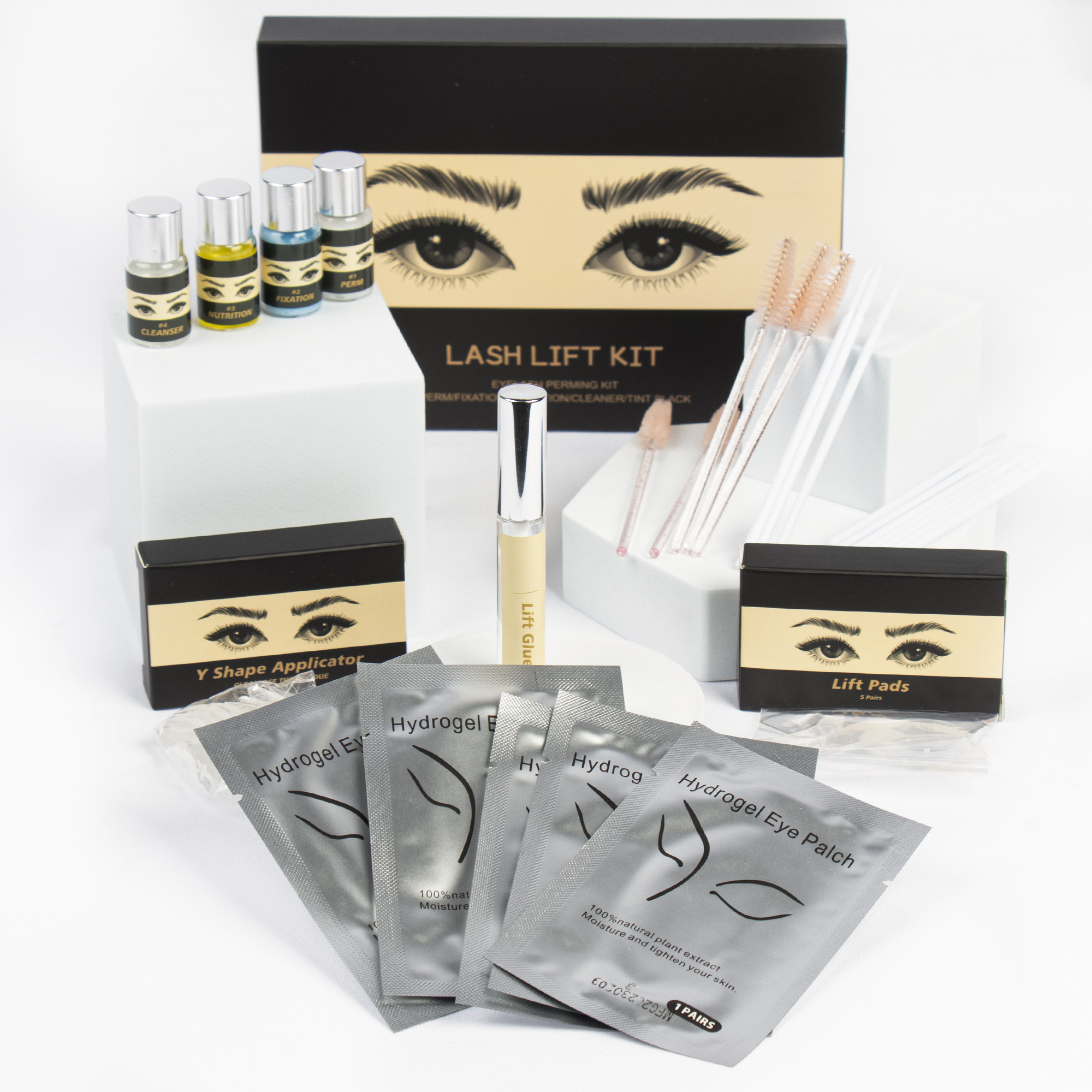 Fast Brow Lamination and Lash Lift Kit 2 in 1 Eyelash Lifting Tools