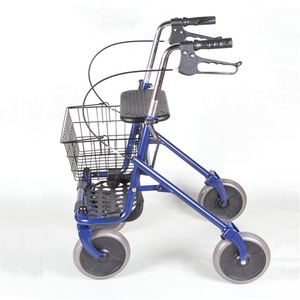 Andador de Acero para Personas Mayores y Discapacitadas, Carrito de Compras con Bandeja y Cesta, Categoría de Producto: Andador y Rollator - Product Image 6