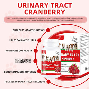 Diurético para mascotas Puxinuo en rodajas de arándano, suplementos nutricionales para gatos y perros, solución para infecciones del tracto urinario - Product Image 5