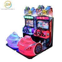 Machine de jeu de course pour enfants, simulateur de conduite à monnayeur, équipement de course fou pour enfants à vendre