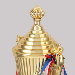 Trofeo de Fútbol 3D 2026, Elegante y Duradero, para Competiciones Deportivas de Alto Nivel, <span class=keywords><strong>Copa</strong></span> de Campeón de Plástico Dorada - Product Image 5