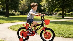 Nouvelle <span class=keywords><strong>trottinette</strong></span> pour enfants de 12 pouces de la série <span class=keywords><strong>Spiderman</strong></span> avec frein à câble, vitesse unique, fourche en acier, roues d'apprentissage et suspension de fourche - Product Image 6
