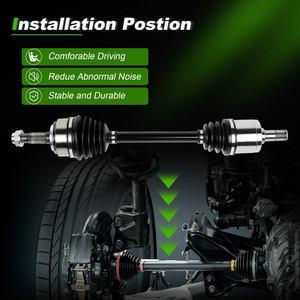 Arbre d'entraînement <span class=keywords><strong>CV</strong></span> avant pour Nissan Rogue, référence OE 39100JM10A, ensemble d'arbres d'entraînement <span class=keywords><strong>CV</strong></span> avant conducteur et passager - Product Image 5