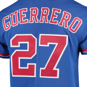 Vente en gros de maillots de <span class=keywords><strong>baseball</strong></span> cousus sur mesure respirants Options grande taille Montréalais 27 Vladimir Guerrero 45 Pedro Martinez - Product Image 2