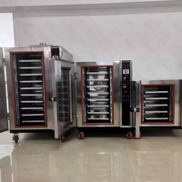 Four combiné à convection en acier inoxydable 5/8/10 plateaux, four vapeur à circulation d'air chaud pour cuisine commerciale et restauration