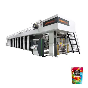 High fidelity printing ultra-high speed electronic shaft stable operation high quality printing rotogravure printing machine