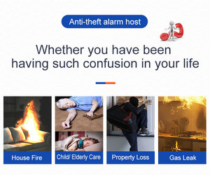 Tuya thông minh Wifi GSM hệ thống báo động với cảm biến cửa phát hiện chuyển động làm việc với wifi 2.4 Gam tuyasmart & Smartlife ứng dụng hỗ trợ alexe - Product Image 3