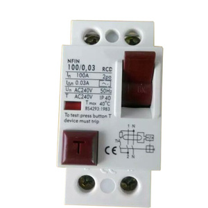 40A 63A 30ma100ma漏電遮断器NFIN <span class=keywords><strong>F</strong></span> & <span class=keywords><strong>G</strong></span> ELCB RCD <span class=keywords><strong>RCCB</strong></span> - Product Image 1