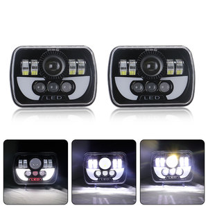 Faros LED Cuadrados Estilo Cuerno de Toro Qidewin de 7 Pulgadas, 30000 Lm, 12-24V, Modificación para Vehículos Todoterreno - Product Image 5