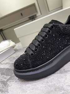 2026 <b>Top</b> Design High Quality <b>Rhinestone</b> Casual Full-Heel Thick-Tread Cushioning Sports Shoes Fashionable Luxurious Heightening - Product Image 5