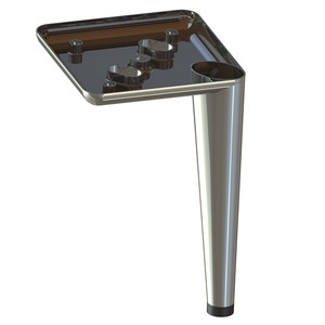 Pata metálica Birdie - Acabado negro mate Q&Q, altura de 180 mm - Product Image 3