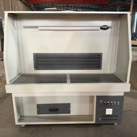 Mesa de Trabajo con Extracción de Polvo para Construcción, Mesa de Pulido con Filtro de Extracción de Polvo, Colector de Polvo de 10 HP, Acero Inoxidable