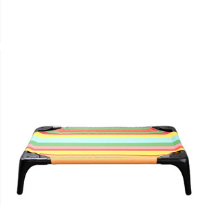 Lit surélevé pliable d'extérieur pour animaux de compagnie, lit trampoline pour <span class=keywords><strong>chien</strong></span>, chiot, chat, <span class=keywords><strong>hamac</strong></span> en maille robuste avec cadre renforcé - Product Image 1