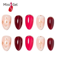 Faux Ongles à Presser en Gros, Couverture Complète, en ABS, Faits Main, 32 Pièces, Design de Luxe pour Femme