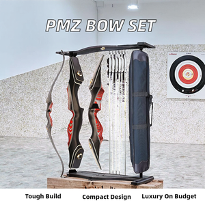 Ensemble <span class=keywords><strong>d</strong></span>'<span class=keywords><strong>arc</strong></span> recurve américain PMZ pour le tir sportif, <span class=keywords><strong>arc</strong></span> de chasse <span class=keywords><strong>d</strong></span>émontable et flèches - Product Image 3