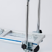Chariot à main pliable en acier et aluminium, capacité de 550 lb, chariot à plateforme pliable pour le déménagement en entrepôt FHT250B