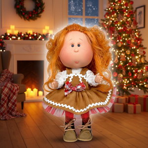Muñeco de Galletas de Jengibre Hecho DE UNA Tela Especial Suave y Brillante, Muñeco de Navidad, Muñeco de Baile Barato para Niños - Product Image 3