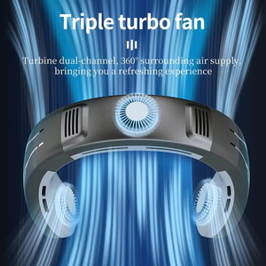 Ventilatore Portatile da Collo per Sport, Grande Potenza, Senza Pale, Ricaricabile, con Funzione di Raffreddamento - Product Image 2
