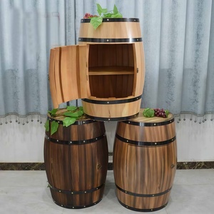 Armoire de présentation pour bouteilles de <span class=keywords><strong>vin</strong></span> en bois de chêne vintage, meuble de salon en bois massif thermostaté pour usage domestique - Product Image 1