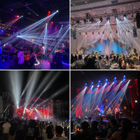 Светодиодный прожектор 380W Moving Head Beam Light 18R с двойной призмой, DMX512, для концертов, дискотек, свадеб и шоу