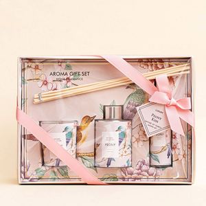 Custom Luxury Stainless Steel Scented Candle <b>Gift</b> Set Aromatherapy Candles Fragrance Spray Perfume Mist Custom Logo <b>Gift</b> <b>Box</b> - Product Image 1