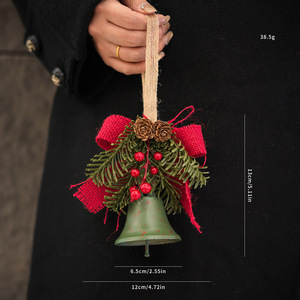2026 High Quality Luxury <b>Christmas</b> Bell and Bow Ornaments Handmade Modern <b>Christmas</b> Tree <b>Decorations</b> Atmospheric <b>Small</b> Gifts - Product Image 5