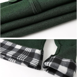 Sudadera Unisex con Cierre de Cremallera de un Cuarto, Transpirable, de Forro Polar |   Sudadera Cálida de Invierno de Manga Larga con Bolsillo |   Top Informal Suave y Cómodo para Exteriores - Product Image 3